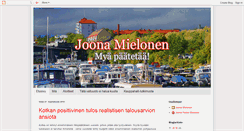 Desktop Screenshot of joonamielonen.com
