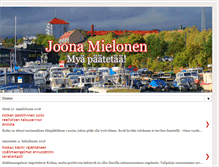 Tablet Screenshot of joonamielonen.com